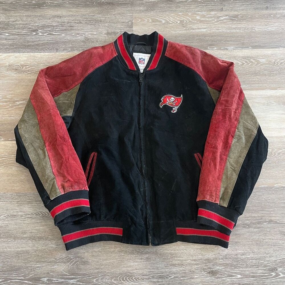 Vintage Tampa Bay Bucs Leather Coat